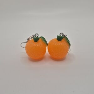 Orange Fruit Earrings